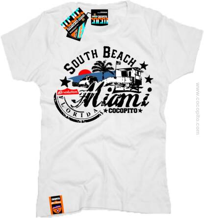 Miami South Beach Florida COCOPITO Wear - Koszulki Damskie