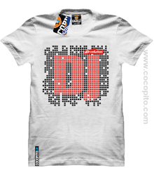 DJ Squares Transparent - koszulka męska dla DJ`a