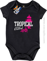 Tropical Chillout Style - Body dziecięce czarne 