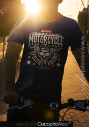 Motorcycle Crown Skull Speedway