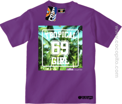 Tropical 69 Girl Cocopito - koszulka dziecięca fioletowa