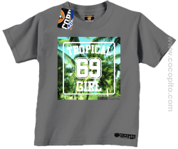 Tropical 69 Girl Cocopito - koszulka dziecięca szara