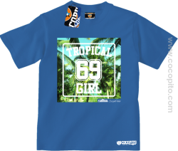 Tropical 69 Girl Cocopito - koszulka dziecięca niebieska