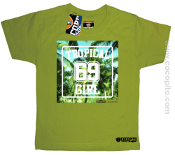 Tropical 69 Girl Cocopito - koszulka dziecięca kiwi
