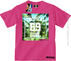 Tropical 69 Girl Cocopito - koszulka dziecięca fuksja