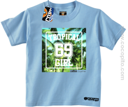 Tropical 69 Girl Cocopito - koszulka dziecięca błękitna