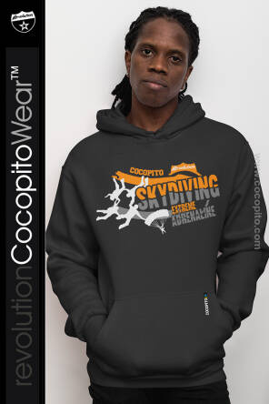 skydiving extreme adrenaline coocopito hoodie