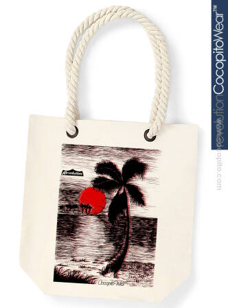 Red Sun Revolt Cocopito - Torba plażowa Premium Wymiary: 24 x 40 x 13 cm