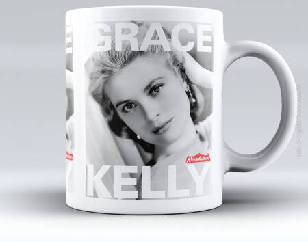 Grace Kelly Retro - Kubek ceramiczny 