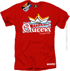 DRAMA Queen - Koszulka męska czerwona 