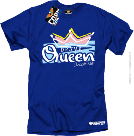 DRAMA Queen - Koszulka męska niebieska 