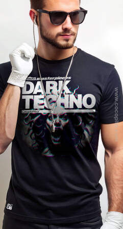 Dark Techno Masterpieces Medusa Scream Revolution Cocopito Wear - koszulka męska