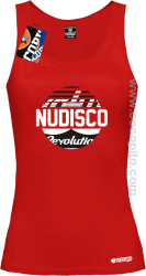 NU Disco Revolution Kula -  Top damski czerwony 