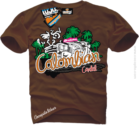 Colombian Cartel - Kartel Kolumbijski - koszulka męska z nadrukiem 