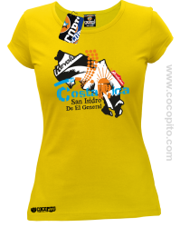 Costa Rica San Isidro De El General - Koszulka damska żółta 