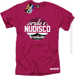 NU Disco Revolution Kula - Koszulka męska fuchsia 