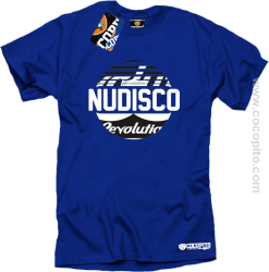 NU Disco Revolution Kula - Koszulka męska niebieska 