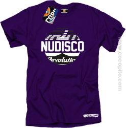 NU Disco Revolution Kula - Koszulka męska fiolet 