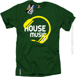 House Music Headphones - koszulka męska 4