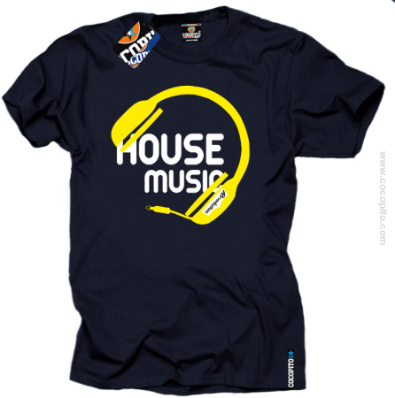 House Music Headphones - koszulka męska