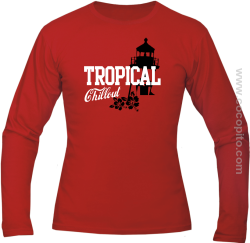 Tropical Chillout Style - Longsleeve męski czerwony 