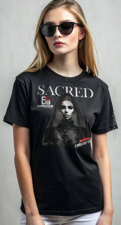 Sacred Club Censored Revolution Cocopito Wear Dark Techno Clubbing-  koszulka damska