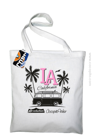 LA California Cocopito Bus - koszulka torba EKO biała