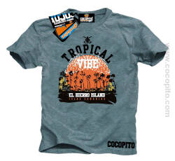 Tropical Vibe El Hierro Islas Canarias - koszulka męska cocopito wefew