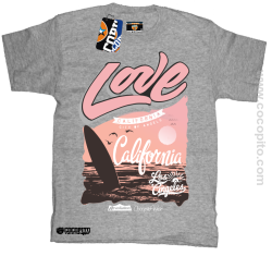 Love California Los Angeles City of Angels koszulka dziecięca melanż 