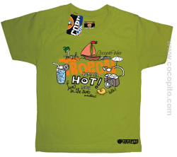 Tropical Hot Summer Fun in the Sun Cocopito - koszulka dziecięca kiwi