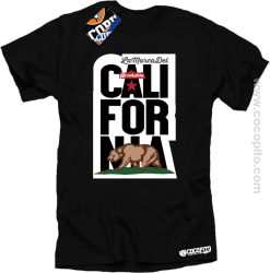 California Bear Symbol - Koszulka męska czarna 