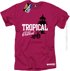 Tropical Chillout Style - Koszulka męska fuchsia 