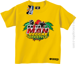 RastaMan Reggae Lifestyle Cocopito - koszulka dziecięca żółta