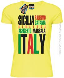 ITALY Sicilia Palermo - koszulka damska 543