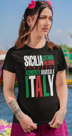 ITALY Sicilia Palermo - koszulka damska