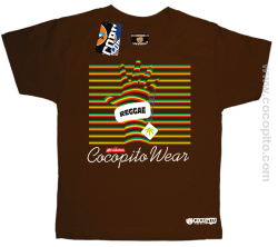 Reggae Hand Cocopito - koszulka dziecięca brązowa
