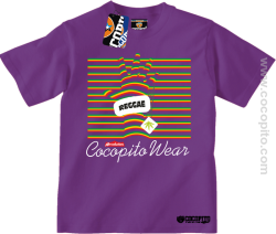Reggae Hand Cocopito - koszulka dziecięca fioletowa
