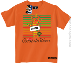 Reggae Hand Cocopito - koszulka dziecięca pomarańczowa