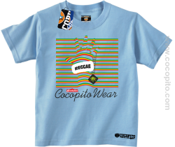 Reggae Hand Cocopito - koszulka dziecięca błękitna