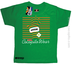 Reggae Hand Cocopito - koszulka dziecięca zielona
