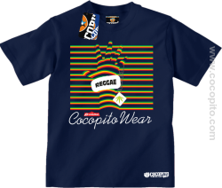 Reggae Hand Cocopito - koszulka dziecięca granatowa